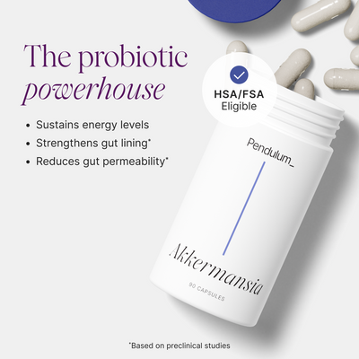 Pendulum Akkermansia  Gut Health & Gut Lining Support Probiotic